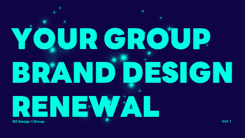 Navy Modern Brand Design Presentation