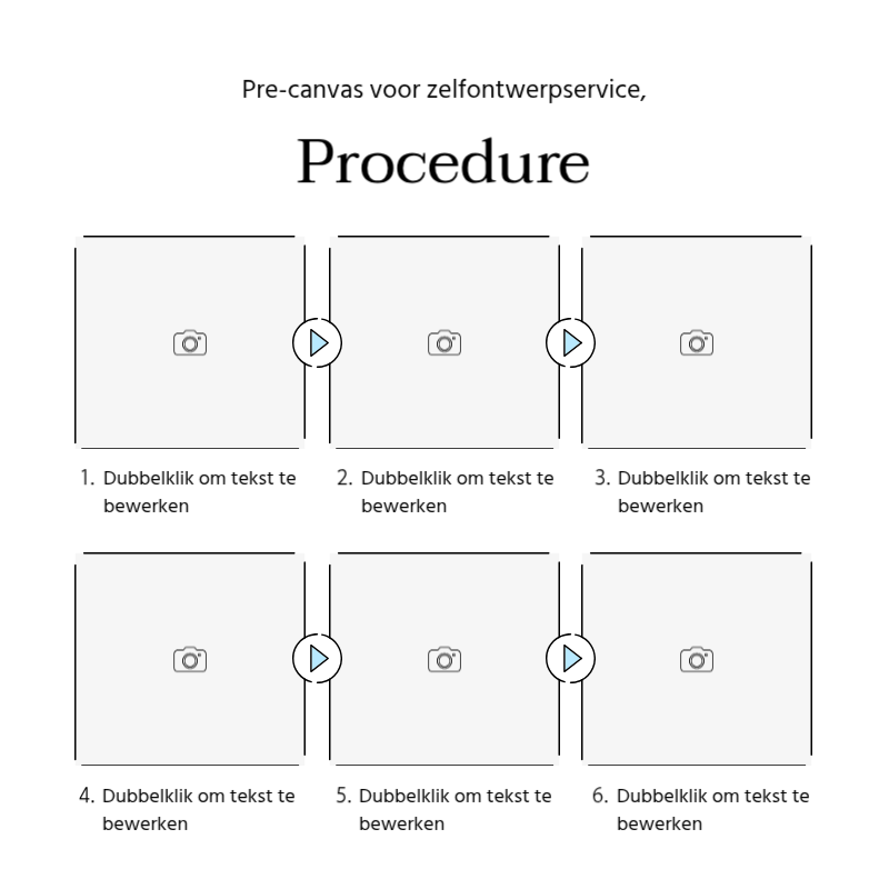 Maak een eenvoudige promotiepost in lichtblauw en grijs Presentatie