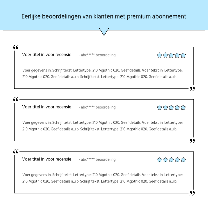 Maak een eenvoudige promotiepost in lichtblauw en grijs Presentatie
