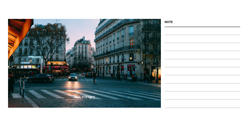 Cadre de voyage concepts de photos de différents pays