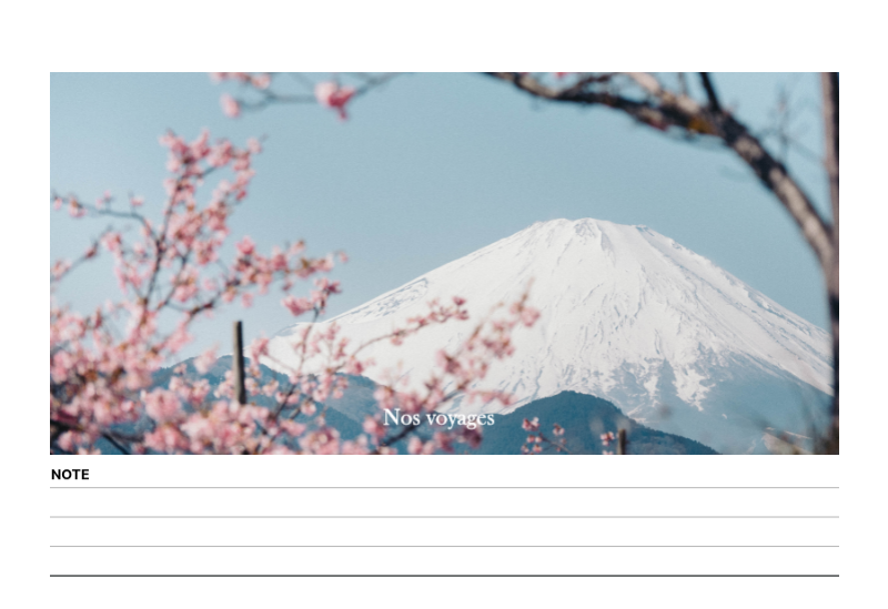 Cadre de voyage concepts de photos de différents pays