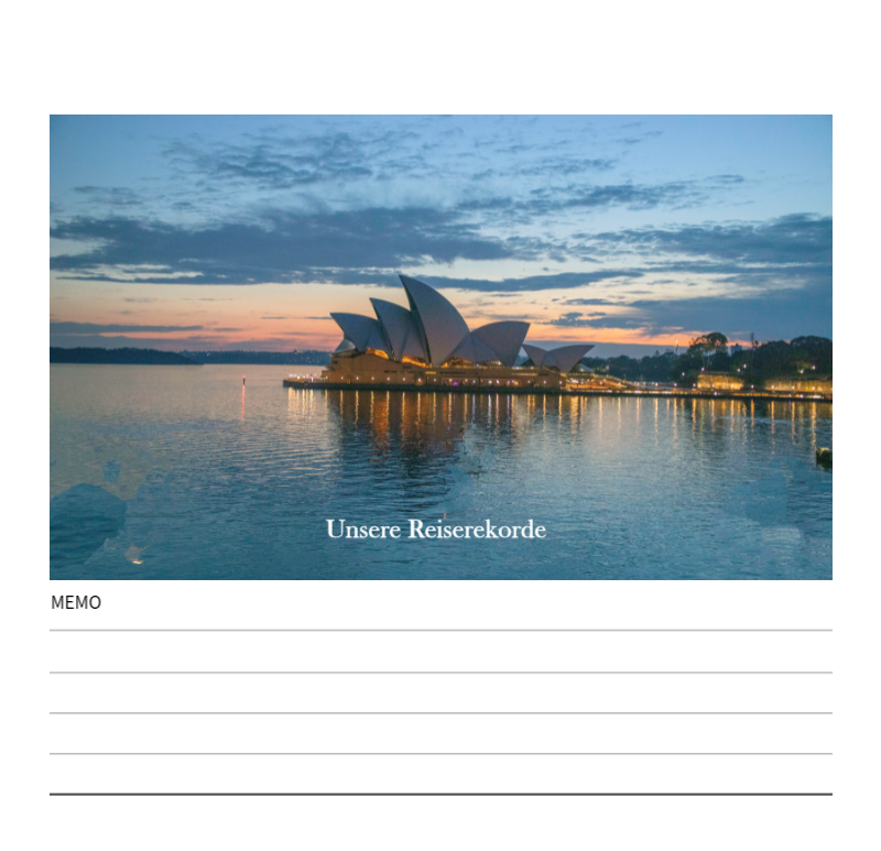 Reiserahmen Fotokonzepte aus verschiedenen Ländern