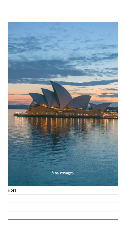 Cadre de voyage concepts de photos de différents pays