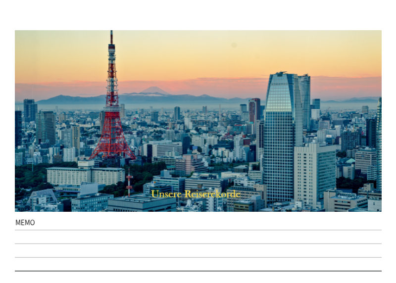 Reiserahmen Fotokonzepte aus verschiedenen Ländern