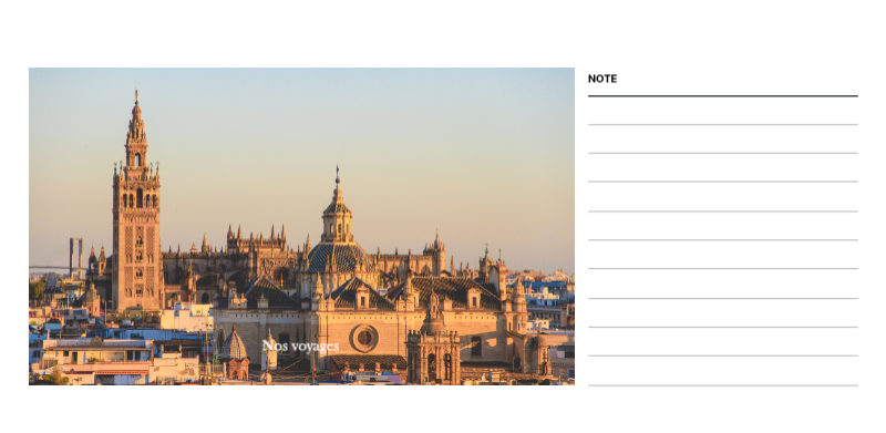 Cadre de voyage concepts de photos de différents pays