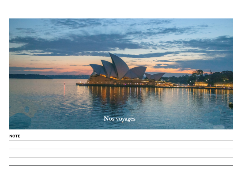 Cadre de voyage concepts de photos de différents pays