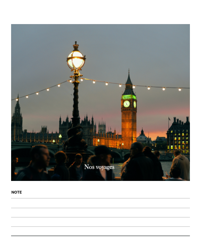 Cadre de voyage concepts de photos de différents pays