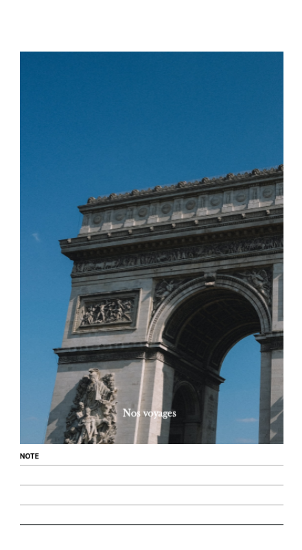 Cadre de voyage concepts de photos de différents pays