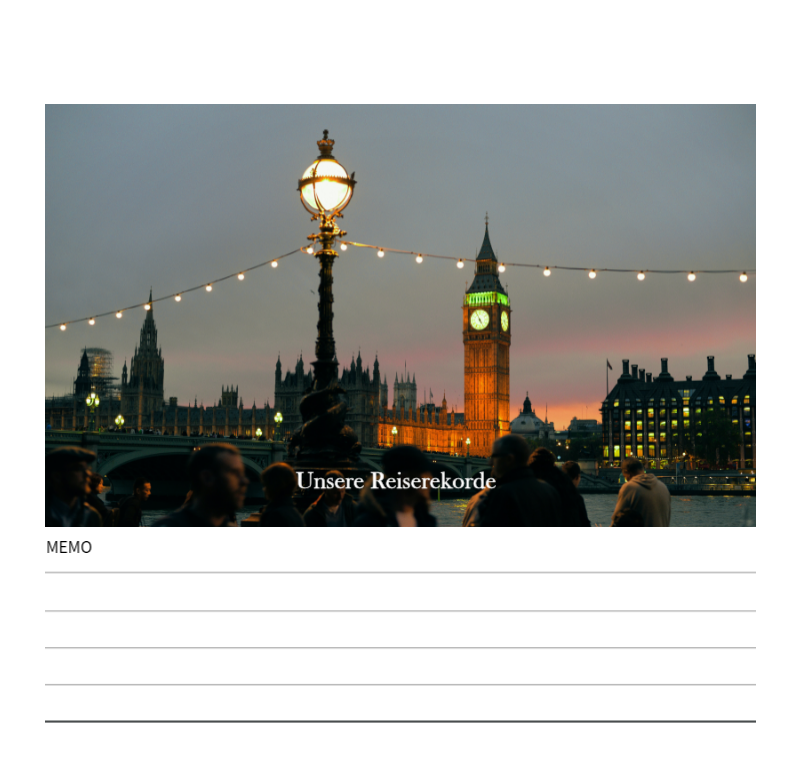 Reiserahmen Fotokonzepte aus verschiedenen Ländern