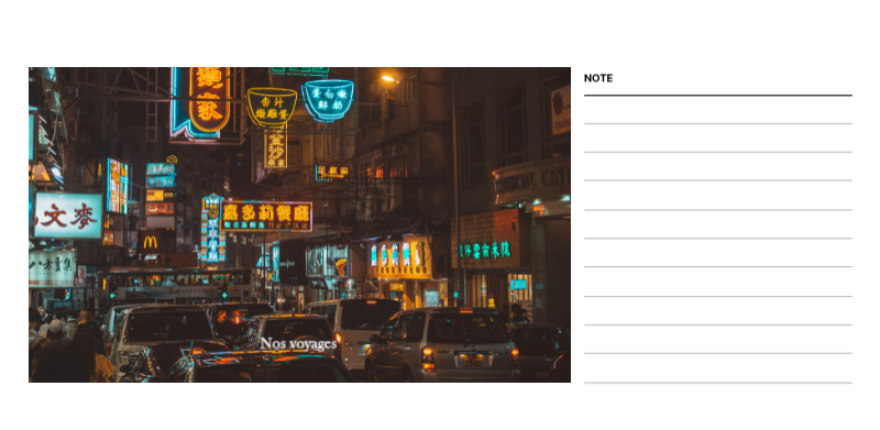 Cadre de voyage concepts de photos de différents pays