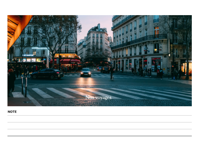 Cadre de voyage concepts de photos de différents pays