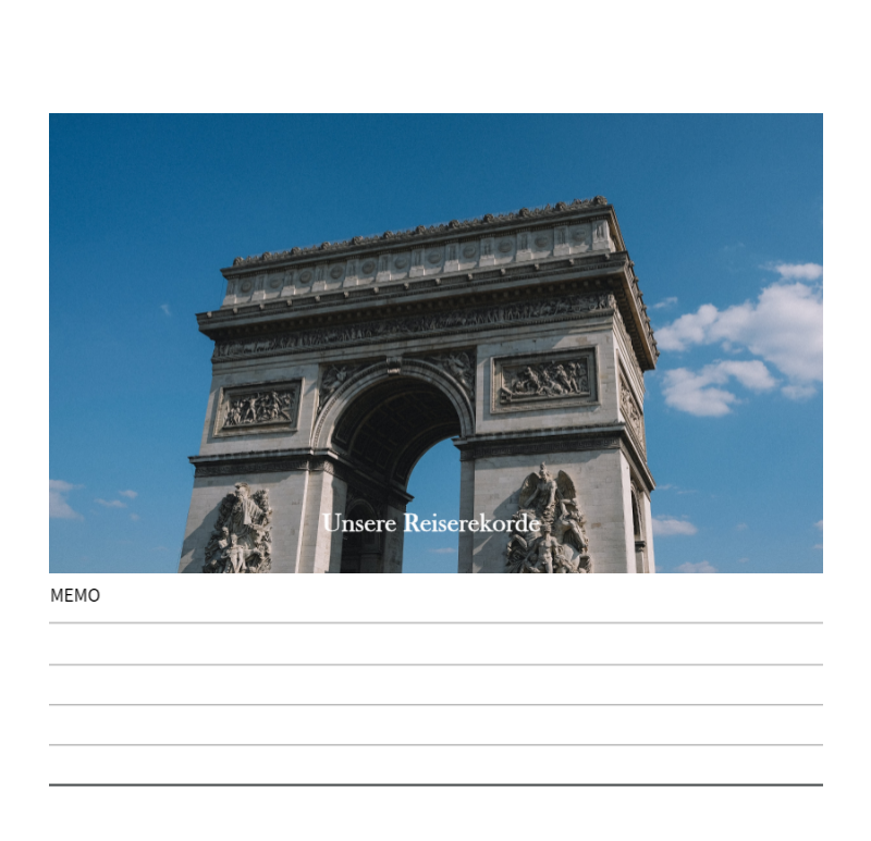 Reiserahmen Fotokonzepte aus verschiedenen Ländern