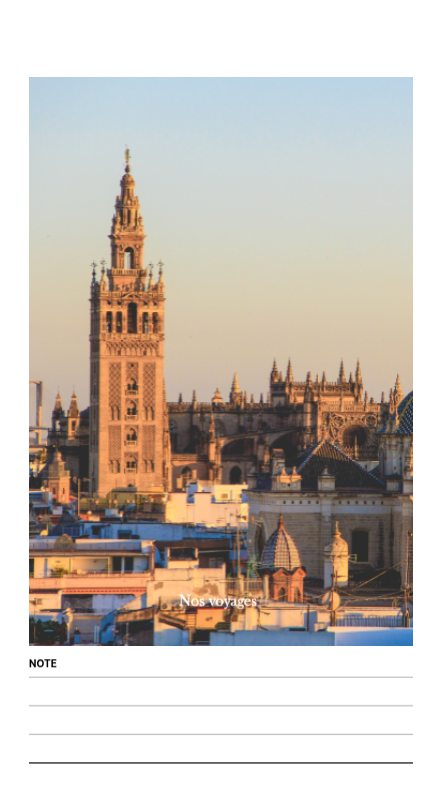 Cadre de voyage concepts de photos de différents pays