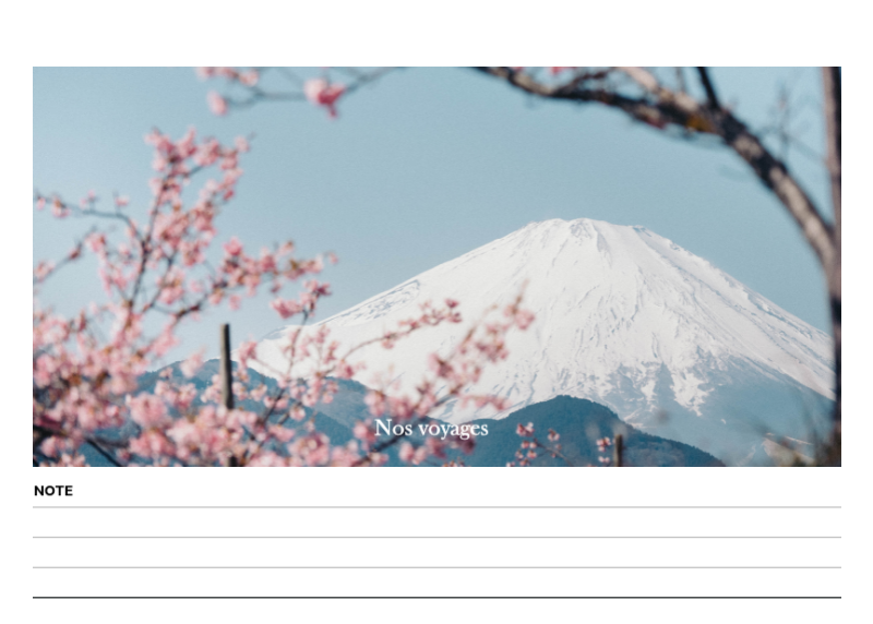 Cadre de voyage concepts de photos de différents pays