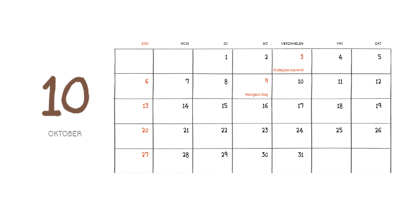 Een kleurrijk en schattig alledaags illustratieconcept