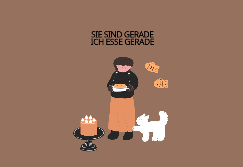 Ein buntes und niedliches Illustrationskonzept für den Alltag