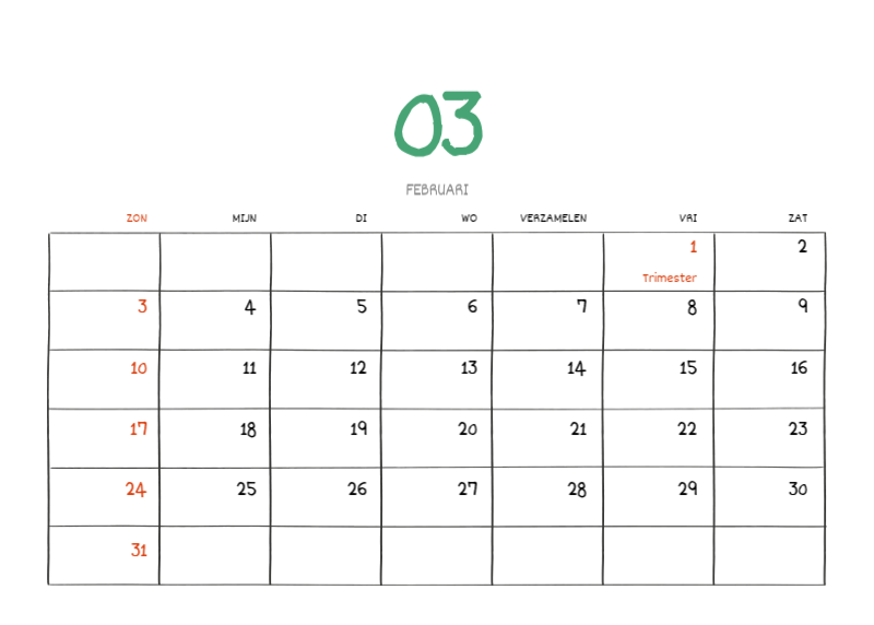 Een kleurrijk en schattig alledaags illustratieconcept