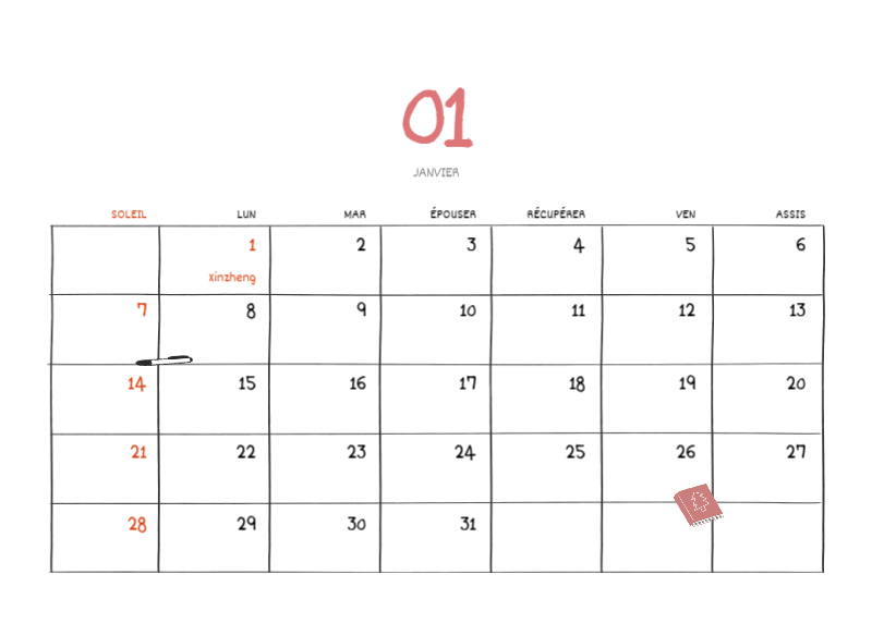 Un concept d'illustration coloré et mignon pour le quotidien