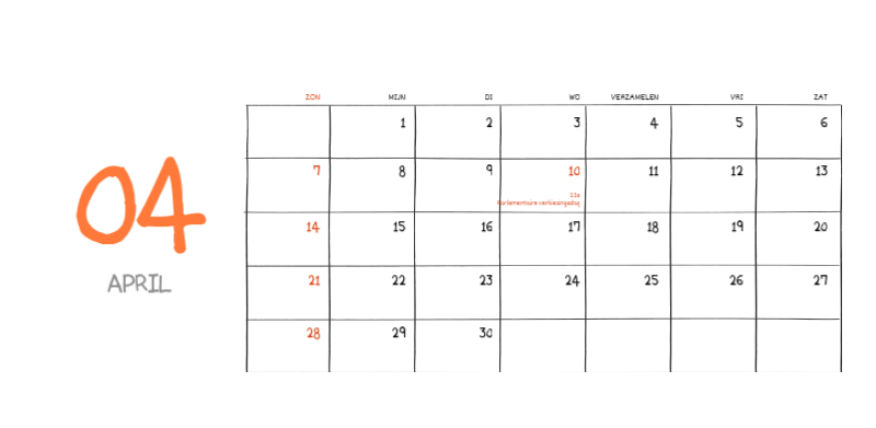 Een kleurrijk en schattig alledaags illustratieconcept