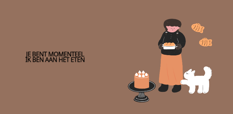 Een kleurrijk en schattig alledaags illustratieconcept