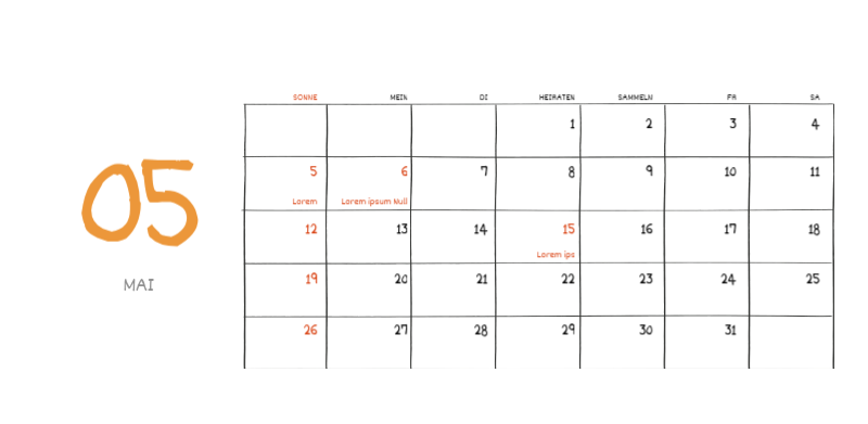 Ein buntes und niedliches Illustrationskonzept für den Alltag