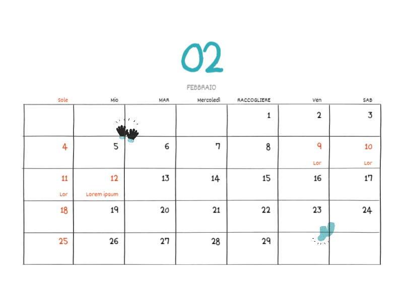 Un concetto di illustrazione colorata e simpatica per tutti i giorni