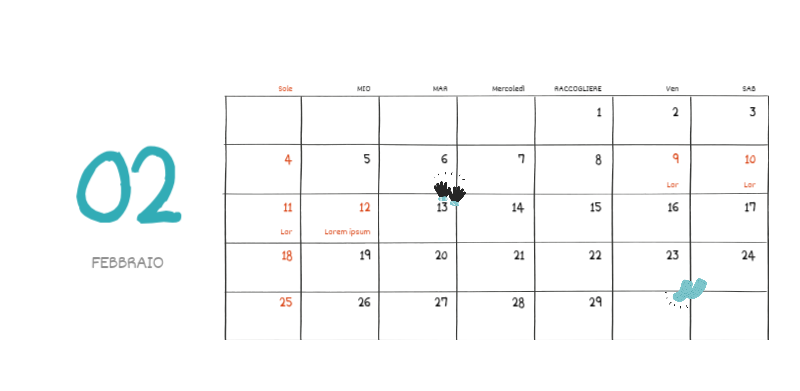 Un concetto di illustrazione colorata e simpatica per tutti i giorni