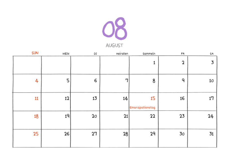 Ein buntes und niedliches Illustrationskonzept für den Alltag