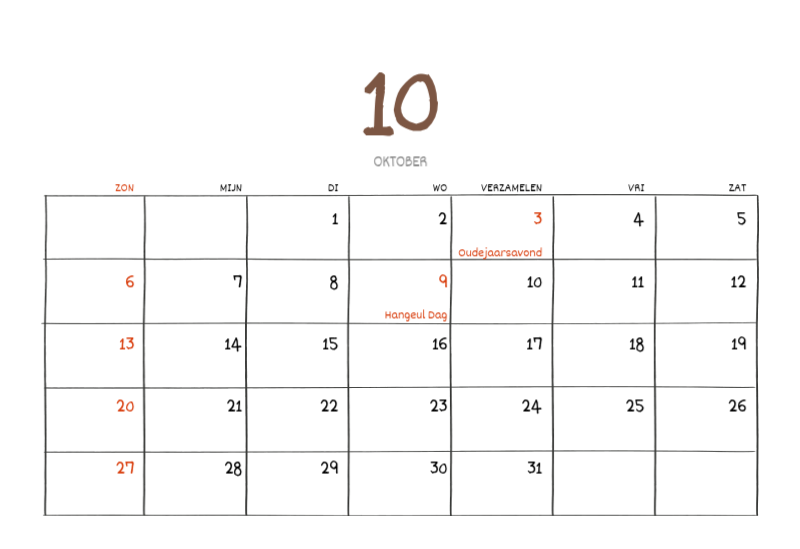 Een kleurrijk en schattig alledaags illustratieconcept