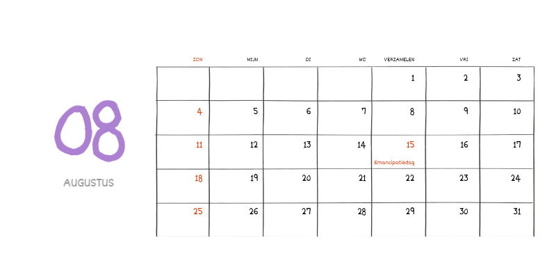 Een kleurrijk en schattig alledaags illustratieconcept