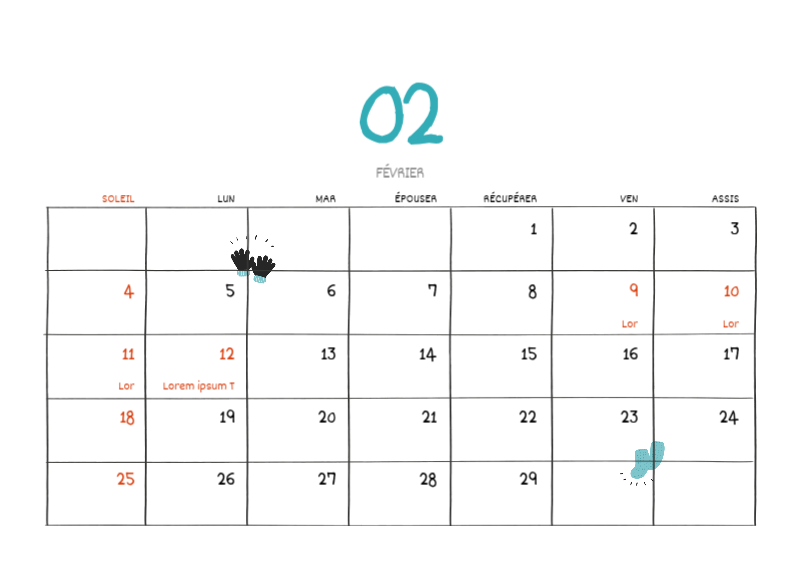 Un concept d'illustration coloré et mignon pour le quotidien