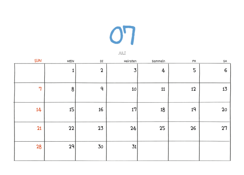 Ein buntes und niedliches Illustrationskonzept für den Alltag