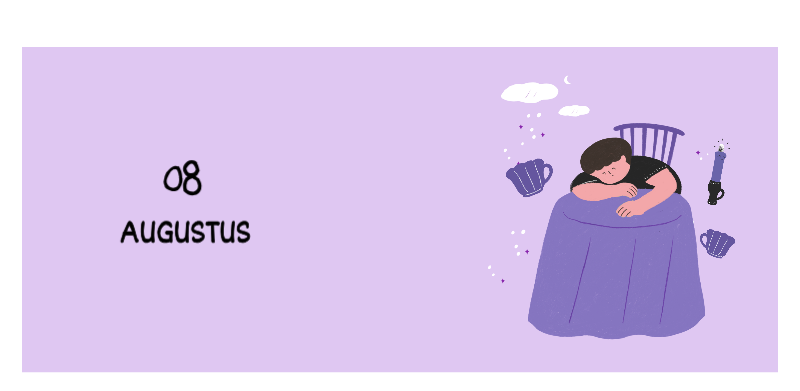 Een kleurrijk en schattig alledaags illustratieconcept