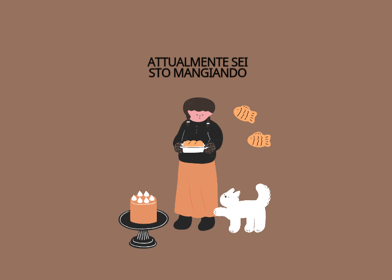 Un concetto di illustrazione colorata e simpatica per tutti i giorni