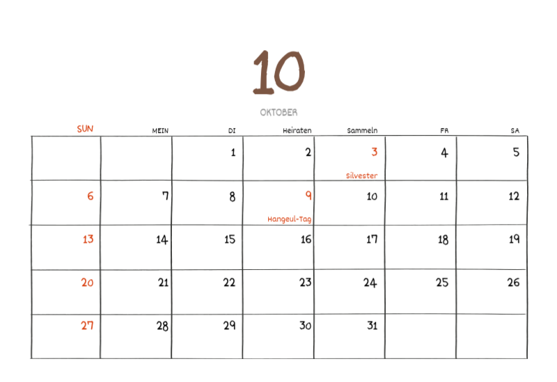 Ein buntes und niedliches Illustrationskonzept für den Alltag