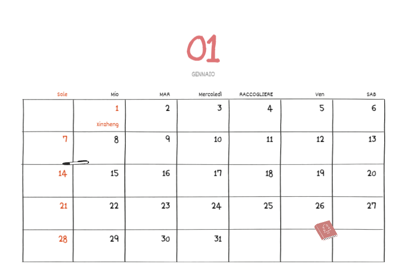 Un concetto di illustrazione colorata e simpatica per tutti i giorni