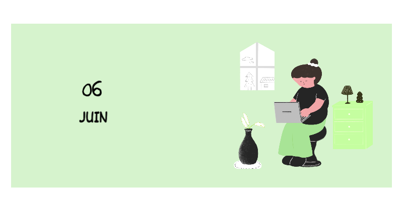 Un concept d'illustration coloré et mignon pour le quotidien