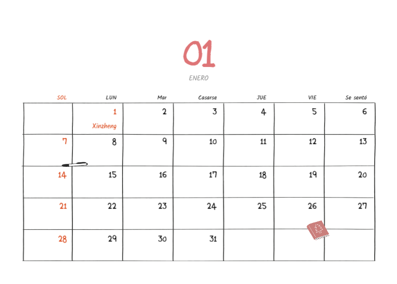 Un concepto de ilustración cotidiano, colorido y simpático