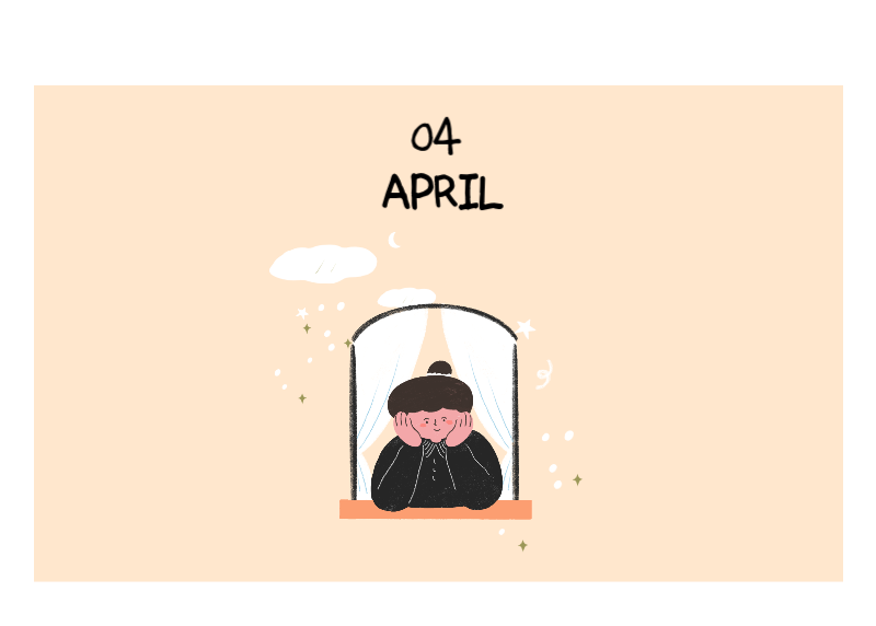 Een kleurrijk en schattig alledaags illustratieconcept