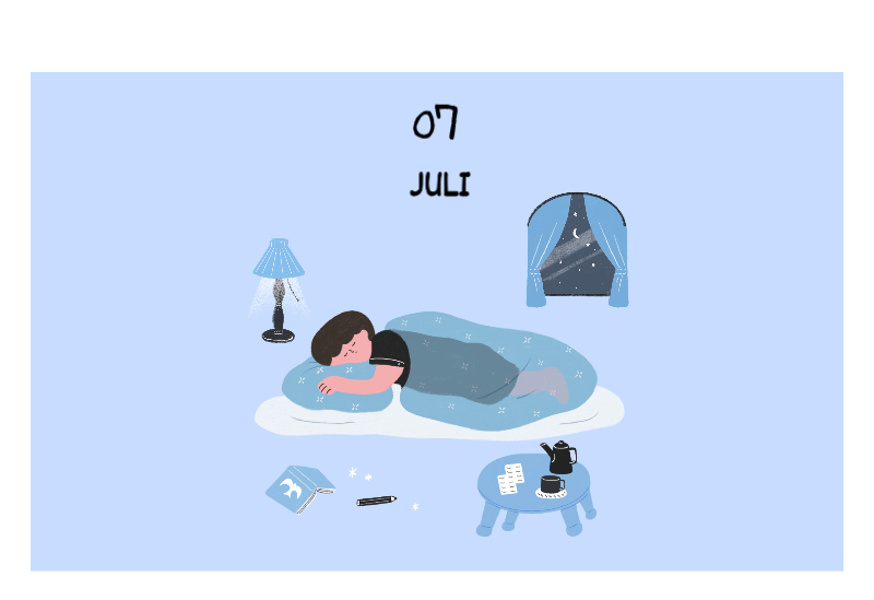 Een kleurrijk en schattig alledaags illustratieconcept