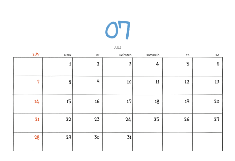 Ein buntes und niedliches Illustrationskonzept für den Alltag