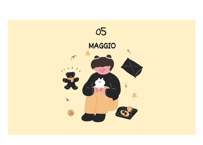 Un concetto di illustrazione colorata e simpatica per tutti i giorni