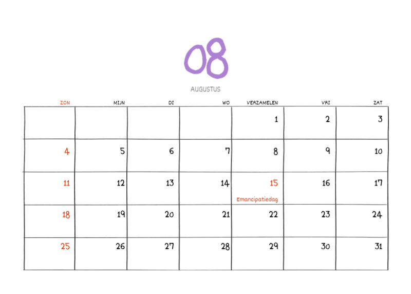 Een kleurrijk en schattig alledaags illustratieconcept