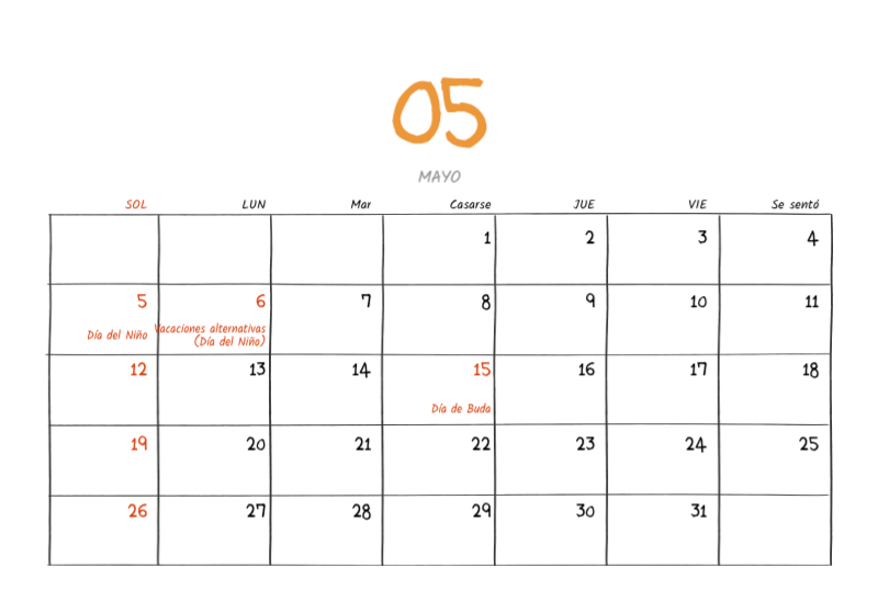 Un concepto de ilustración cotidiano, colorido y simpático