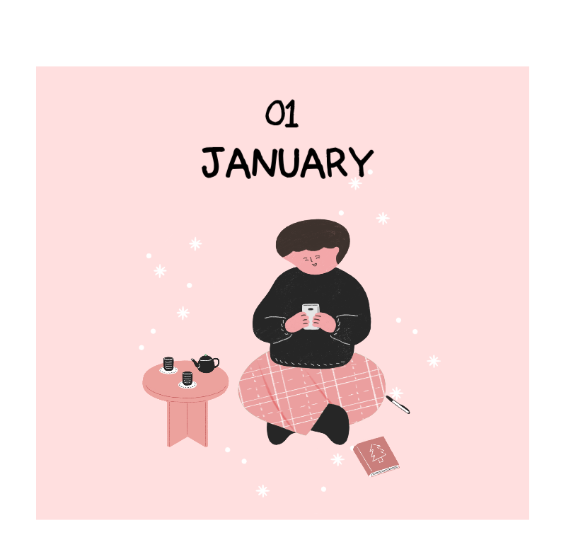 Khái niệm minh họa hàng ngày đầy màu sắc và dễ thương