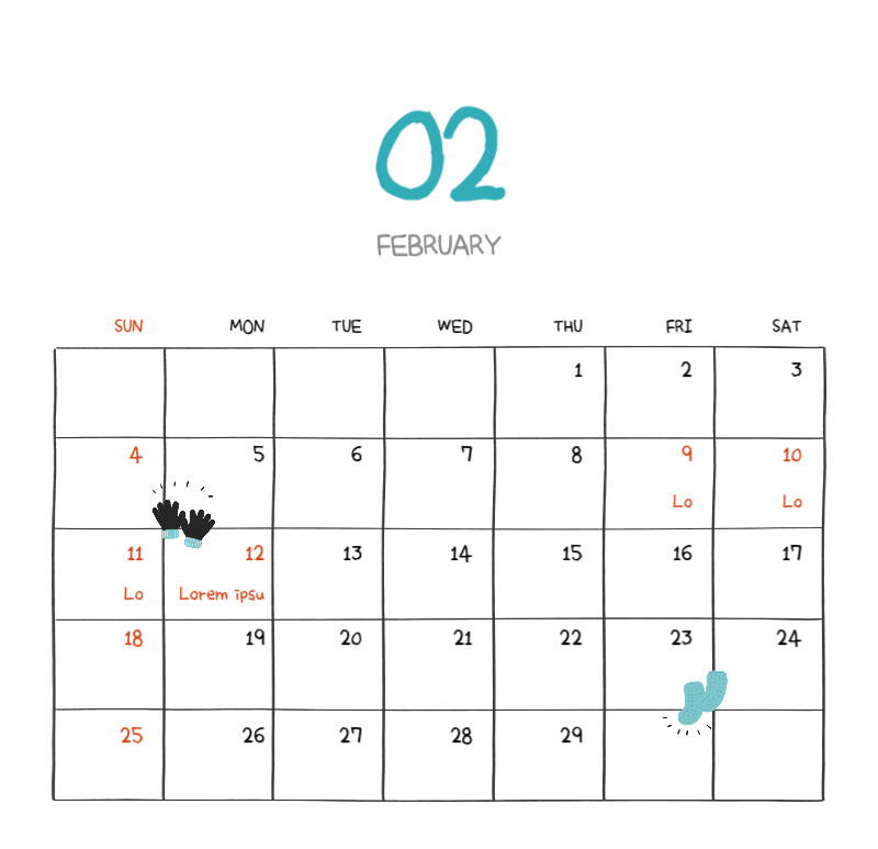 Khái niệm minh họa hàng ngày đầy màu sắc và dễ thương