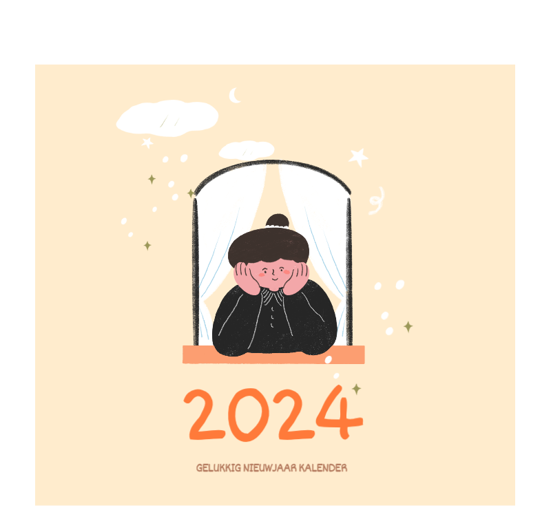 Een kleurrijk en schattig alledaags illustratieconcept