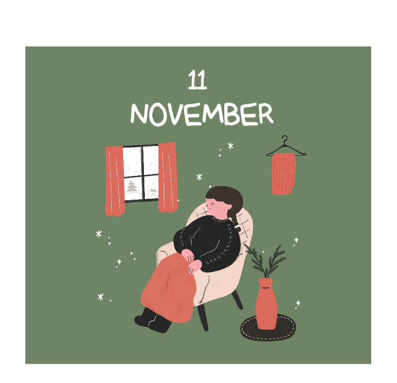 Ein buntes und niedliches Illustrationskonzept für den Alltag