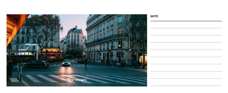 Cadre de voyage concepts de photos de différents pays