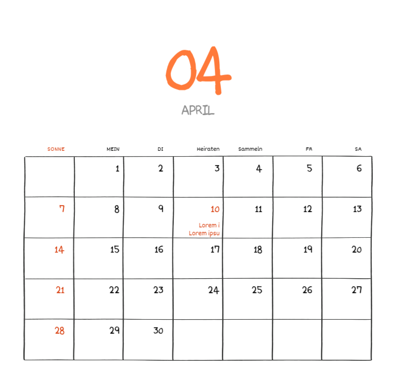 Ein buntes und niedliches Illustrationskonzept für den Alltag